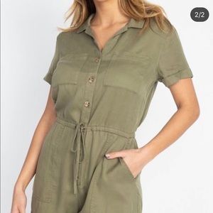 Olive Green Belt Dress- Laura’s Boutique💋